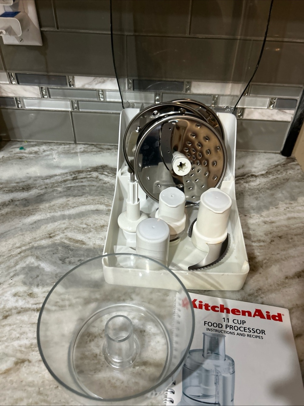 KitchenAid Food Processor Accessories Kit  Blade Attachments 9 Pieces For 11 Cup